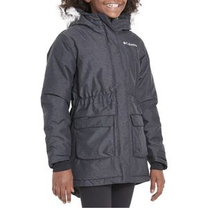 Girls' Columbia Nordic Strider Waterproof Hooded Shell Jacket Sz XL 18-20